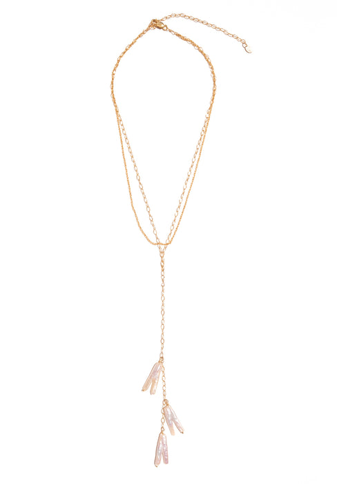 Reed Lariat Necklace