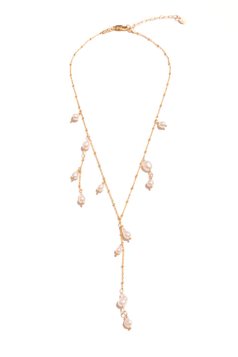 The Seafoam Lariat Necklace