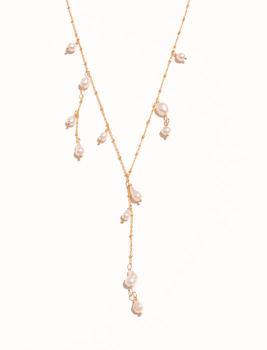 The Seafoam Lariat Necklace