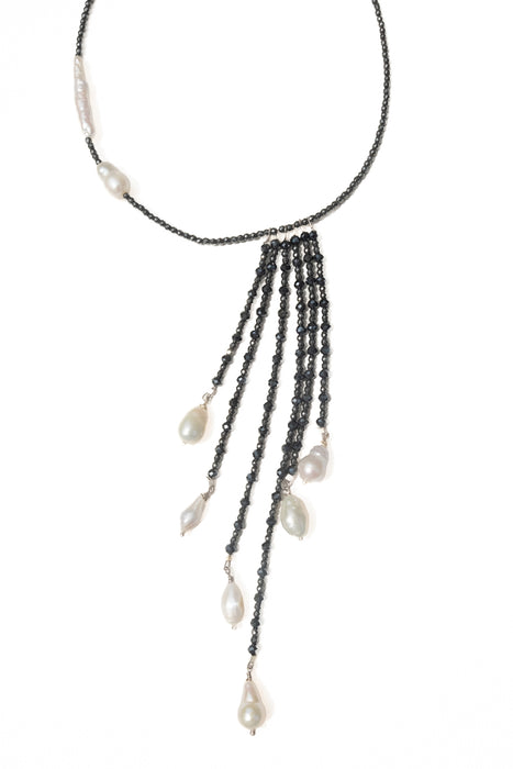 Fringe Pearl Necklace
