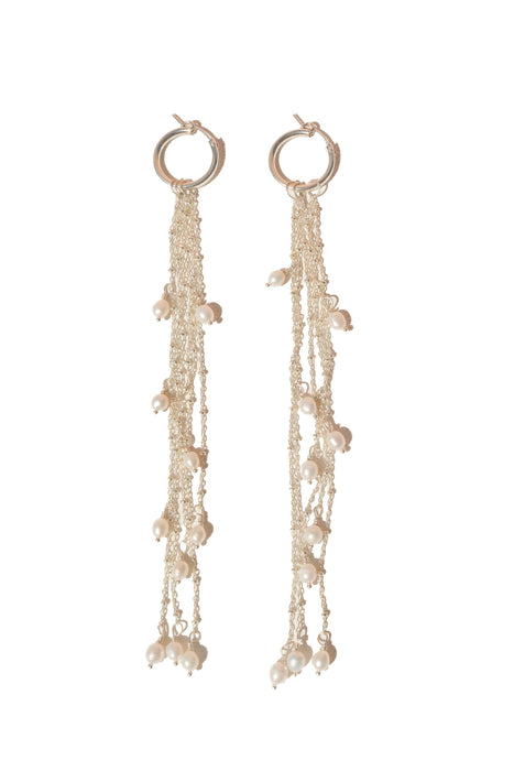 Waterfall Pearl Drop Earrings